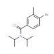 N,N-Diisopropyl-4-bromo-3-methylbenzamide (CAS 52010-31-8) - chemical structure image