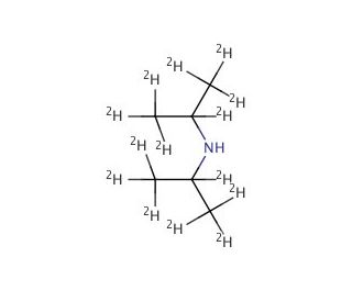 N,N-Diisopropylamine-d14, Hydrochloride (CAS 1219803-88-9) - chemical structure image