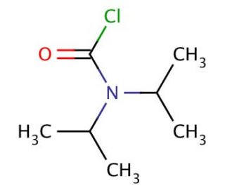 N,N-Diisopropylcarbamoyl chloride (CAS 19009-39-3) - chemical structure image