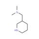 N,N-Dimethyl-1-piperidin-3-ylmethanamine (CAS 90203-05-7) - chemical structure image