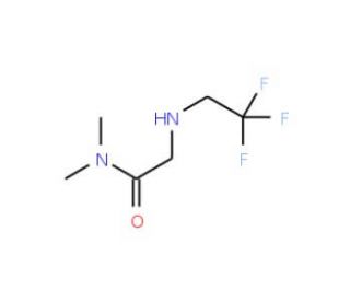 N,N-dimethyl-2-[(2,2,2-trifluoroethyl)amino]acetamide - chemical structure image