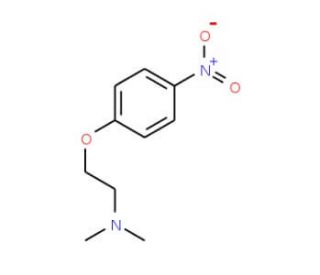 N,N-Dimethyl-2-(4-nitrophenoxy)ethanamine (CAS 51344-13-9) - chemical structure image