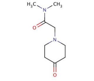 N,N-dimethyl-2-(4-oxopiperidin-1-yl)acetamide - chemical structure image
