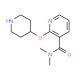 N,N-Dimethyl-2-(4-piperidinyloxy)benzamide (CAS 902837-08-5) - chemical structure image