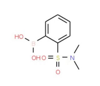 N,N-Dimethyl 2-boronobenzenesulfonamide (CAS 178432-25-2) - chemical structure image
