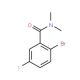 N,N-Dimethyl 2-bromo-5-fluorobenzamide (CAS 951884-08-5) - chemical structure image