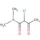N,N-Dimethyl-2-chloroacetoacetamide (CAS 5810-11-7) - chemical structure image