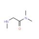 N,N-dimethyl-2-(methylamino)acetamide (CAS 1857-20-1) - chemical structure image