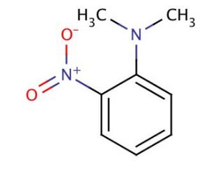 N,N-Dimethyl-2-nitroaniline (CAS 610-17-3) - chemical structure image