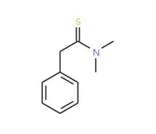 N,N-Dimethyl-2-phenylethanethioamide (CAS 17709-95-4) - chemical structure image