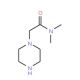 N,N-Dimethyl-2-piperazin-1-ylacetamide (CAS 39890-43-2) - chemical structure image