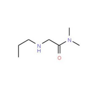 N,N-dimethyl-2-(propylamino)acetamide - chemical structure image