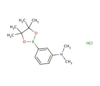 N,N-Dimethyl-3-(4,4,5,5-tetramethyl-1,3,2-dioxaborolan-2-yl)aniline hydrochloride - chemical structure image