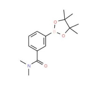 N,N-Dimethyl-3-(4,4,5,5-tetramethyl-1,3,2-dioxaborolan-2-yl)benzamide (CAS 400727-57-3) - chemical structure image