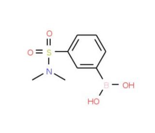 N,N-Dimethyl 3-boronobenzenesulfonamide (CAS 871329-59-8) - chemical structure image