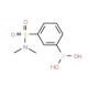 N,N-Dimethyl 3-boronobenzenesulfonamide (CAS 871329-59-8) - chemical structure image