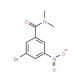 N,N-Dimethyl 3-bromo-5--nitrobenzamide (CAS 929000-26-0) - chemical structure image