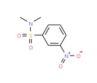N,N-Dimethyl 3-nitrobenzenesulfonamide (CAS 26199-83-7) - chemical structure image