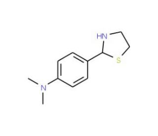 N,N-Dimethyl-4-(1,3-thiazolan-2-yl)aniline (CAS 712-80-1) - chemical structure image