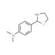 N,N-Dimethyl-4-(1,3-thiazolan-2-yl)aniline (CAS 712-80-1) - chemical structure image