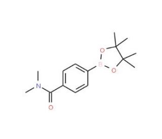 N,N-Dimethyl-4-(4,4,5,5-tetramethyl-1,3,2-dioxaborolan-2-yl)-benzamide (CAS 400727-57-3) - chemical structure image