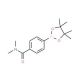 N,N-Dimethyl-4-(4,4,5,5-tetramethyl-1,3,2-dioxaborolan-2-yl)-benzamide (CAS 400727-57-3) - chemical structure image