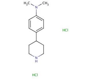 N,N-Dimethyl-4-(4-piperidinyl)anilinedihydrochloride - chemical structure image