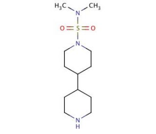 N,N-Dimethyl-4,4&prime;-bipiperidine-1-sulfonamide (CAS 1000958-59-7) - chemical structure image