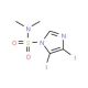 N,N-Dimethyl 4,5-diiodo-1H-imidazole-1-sulfonamide (CAS 198127-92-3) - chemical structure image