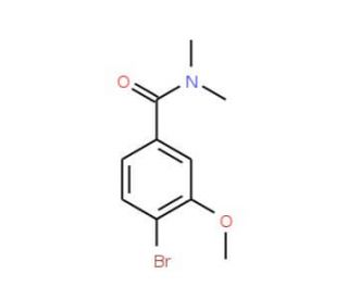 N,N-Dimethyl 4-bromo-3-methoxybenzamide (CAS 1065074-12-5) - chemical structure image