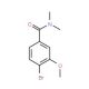 N,N-Dimethyl 4-bromo-3-methoxybenzamide (CAS 1065074-12-5) - chemical structure image