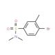 N,N-Dimethyl 4-bromo-3-methylbenzenesulphonamide (CAS 849532-31-6) - chemical structure image
