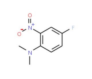 N,N-Dimethyl 4-fluoro-2-nitroaniline (CAS 69261-01-4) - chemical structure image