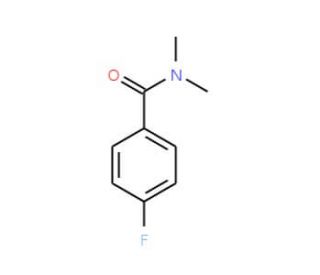 N,N-Dimethyl 4-fluorobenzamide (CAS 24167-56-4) - chemical structure image