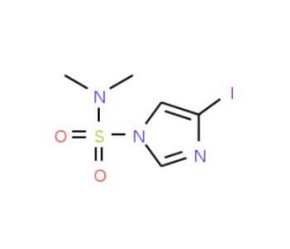 N,N-Dimethyl 4-iodo-1H-imidazole-1-sulfonamide (CAS 135773-25-0) - chemical structure image
