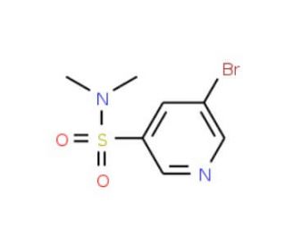 N,N-Dimethyl 5-bromopyridine-3-sulfonamide (CAS 896160-99-9) - chemical structure image