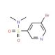 N,N-Dimethyl 5-bromopyridine-3-sulfonamide (CAS 896160-99-9) - chemical structure image