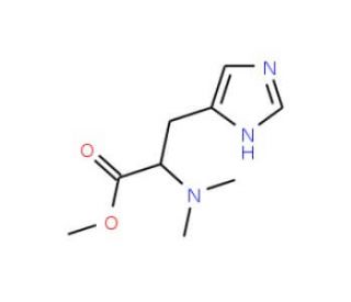 N,N-Dimethyl-histidine-OMe (CAS 170227-64-2) - chemical structure image