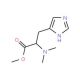 N,N-Dimethyl-histidine-OMe (CAS 170227-64-2) - chemical structure image