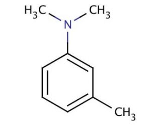 N,N-Dimethyl-m-toluidine (CAS 121-72-2) - chemical structure image
