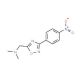 N,N-dimethyl-N-{[3-(4-nitrophenyl)-1,2,4-oxadiazol-5-yl]methyl}amine - chemical structure image