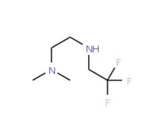 N,N-dimethyl-N&prime;-(2,2,2-trifluoroethyl)ethane-1,2-diamine - chemical structure image
