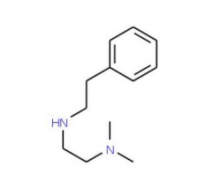 N,N-dimethyl-N&prime;-(2-phenylethyl)ethane-1,2-diamine - chemical structure image