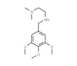 N,N-Dimethyl-N&prime;-(3,4,5-trimethoxy-benzyl)-ethane-1,2-diamine - chemical structure image