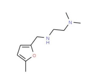 N,N-Dimethyl-N&prime;-(5-methyl-furan-2-ylmethyl)-ethane-1,2-diamine - chemical structure image