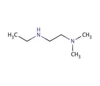 N,N-Dimethyl-N&prime;-ethylethylenediamine (CAS 123-83-1) - chemical structure image