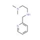 N,N-Dimethyl-N′-pyridin-2-ylmethyl-ethane-1,2-diamine - chemical structure image