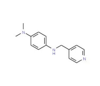N,N-Dimethyl-N&prime;-pyridin-4-ylmethyl-benzene-1,4-diamine - chemical structure image