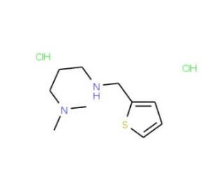 N,N-dimethyl-N&prime;-(thien-2-ylmethyl)propane-1,3-diamine dihydrochloride - chemical structure image