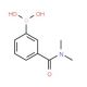 N,N-Dimethylbenzamide-3-boronic acid (CAS 373384-14-6) - chemical structure image